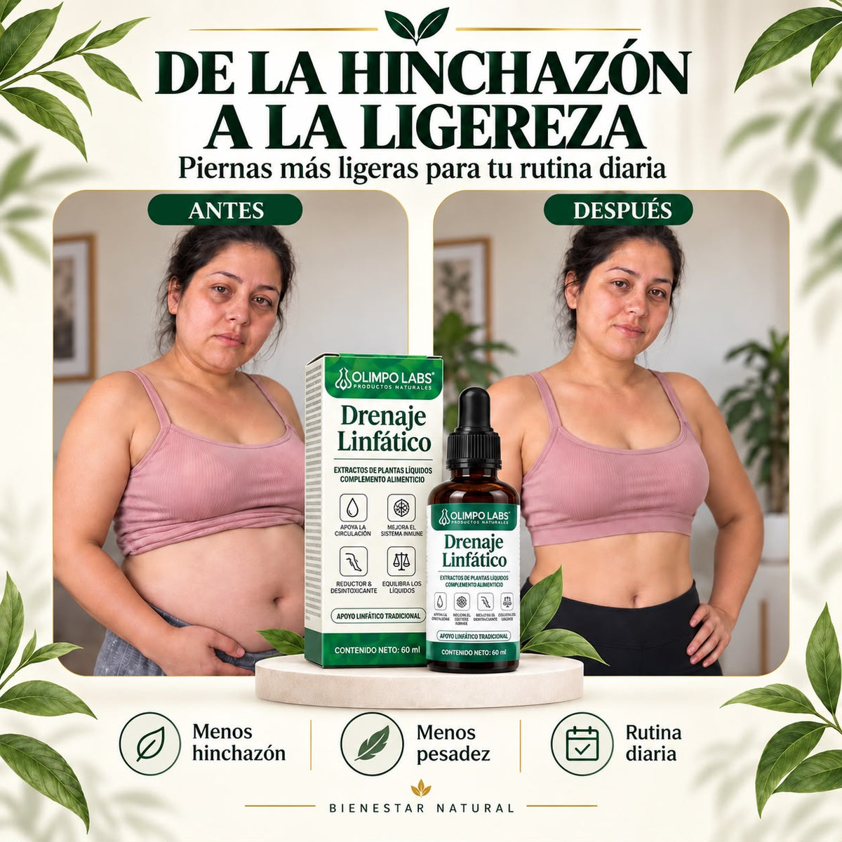 DESHINCHA ROSTRO, ABDOMEN Y PIERNAS. SIÉNTETE MÁS LIGERA